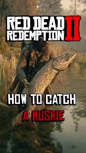 How To Catch Muskie In Rdr2 In 2025 #shorts #rdr2 #reddeadredemption2 #fyp #viral #fishing