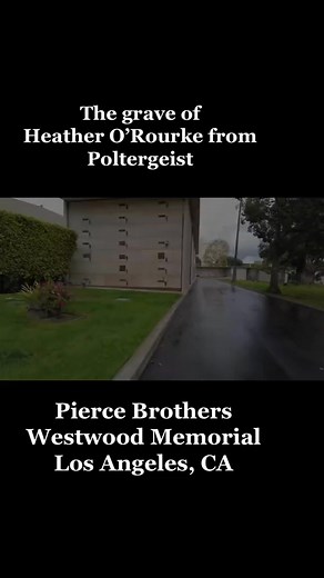 931K views · 19K reactions | Visiting the grave of Heather O’Rourke from Poltergeist at Pierce Brothers Westwood Memorial Park in Los Angeles, California. #heatherorourke #famousgraves #poltergeist | Freyzel Productions | Facebook