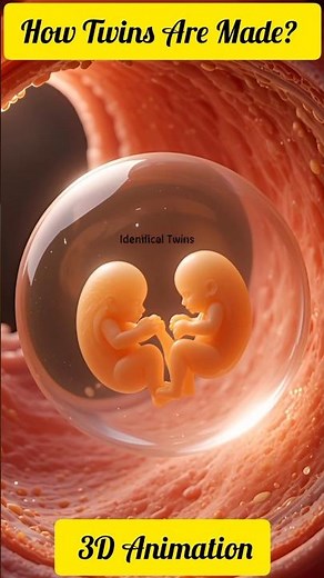 How Twins Are Made? | Identical vs Fraternal Twins Explained in 30 Seconds