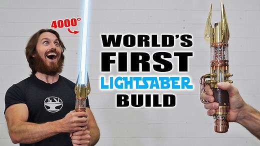 Real Plasma Lightsaber Build: 4000° Retractable Blade Unleashed