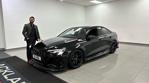 Live Priced at £51,990 - Buy & Reserve Online The pinnacle of Audi Saloon Performance pushing out 400bhp & 0-60 in just 3.8 seconds. All this with Carbon Black specification & stealthy coupe exterior stance. Styled in mythos Black paired with Additional Carbon Fibre Bodkit & Super Sports Interior One Owner From New with Full Audi Service History https://www.acklamcarcentre.co.uk/used-cars/17137528-audi-rs3-22-reg-2.5-tfsi-carbon-black-quattro/ — #rs3 #rs3carbonblack #400bhp #rs3saloon #audisport