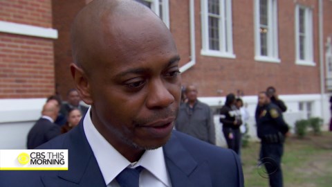 Dave Chappelle at Allen University: "With great power comes great responsibility"