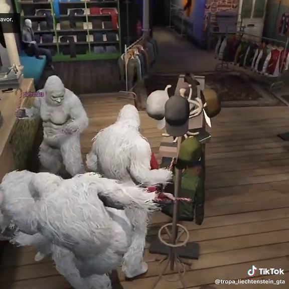 A chegada do inverno com a tropa dos Aliens Verdes e Roxos em GTA