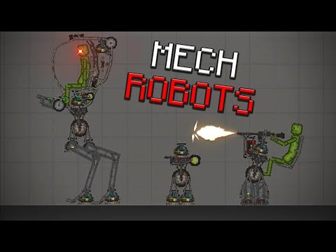 Melon Mech Robots In Melon Sandbox! +TUTORIAL