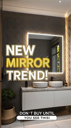 STOP! 🚨 These Bathroom Mirror Ideas Will Change Your Space! ✨ (Must-See Designs!)