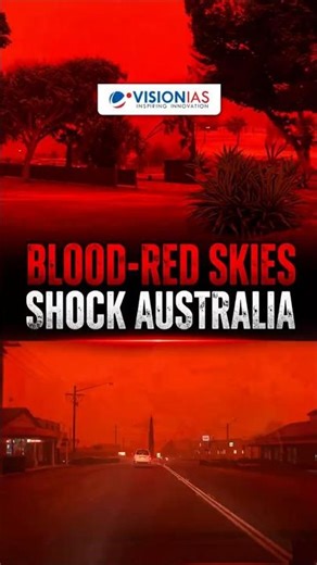 Blood-Red Skies Shock Australia: Cyclone Narelle Turns Day Into Darkness