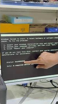 Windows Boot Error 0xc000000f ❌ Easy Fix!