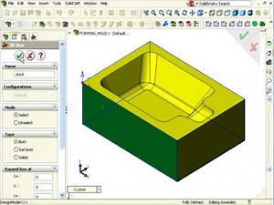 SOLIDWORKS SolidCAM - Defining the Stock and Target Models