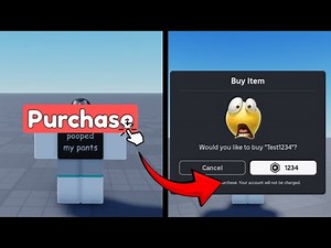 How to make a developer product show when you click a button! | Roblox Studio Tutorial