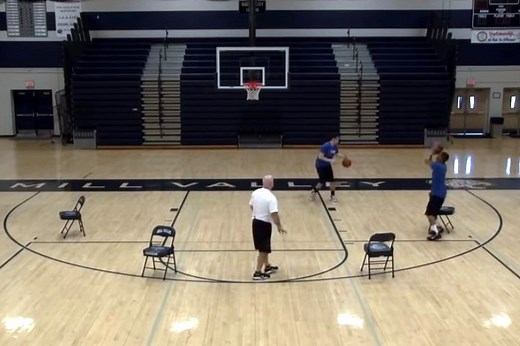 The 555 Shooting Drill --Develops Rhythm, Range, and Footwork