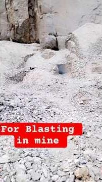 Going to mine for blasting in mine Pocket