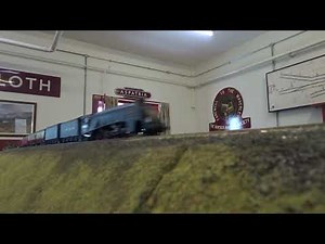 B.M.Rly.S: HORNBY is, LNER Class A4 No.4464 (60019) 'Bittern', was running on OO Gauge Layout. (V7)