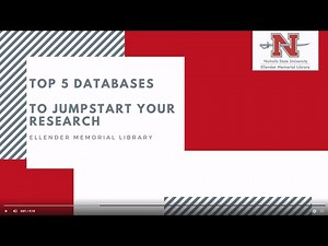 The Top 5 Databases to Jumpstart your Research