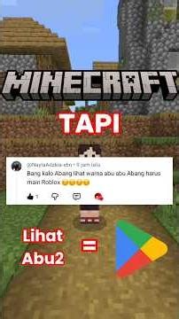 Minecraft Tapi Kalau Aku Lihat Abu-Abh = Main Game Play Store #minecraft#minecraftshorts#challenge