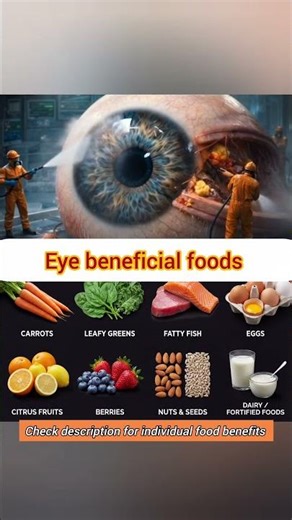 Foods That Support Eye Health and Vision Naturally #health #eyes #eyecare #eyewellness #3danimation