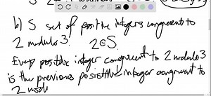 Give a recursive definition of a) the set of even integers. b) the set of positive integers congruent to 2 modulo 3 . c) the set of positive integers not divisible by 5 . | Numerade