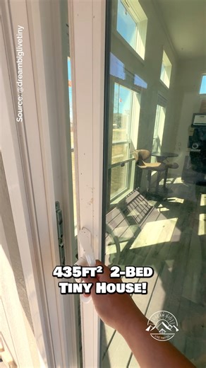 A compact retreat designed for adventure & comfort—introducing the Trinity Tiny Home 🏡✨ This 435-sqft park model tiny house is uniquely designed with 2 separate sections—1 for the kitchen living area & another for the bedroom, loft bedroom, & bathroom, providing both privacy & functionality. Key Features: 🛋️ Open-concept living area with vaulted ceilings 🍽️ Fully equipped kitchen with modern appliances 🚪 Thoughtfully divided layout for enhanced privacy 🛏️ Private bedroom cozy loft space 🛁 