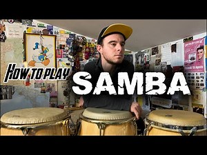 Samba Congas for Beginners 🥁 Easy Groove + Variations (LIVE Tutorial)