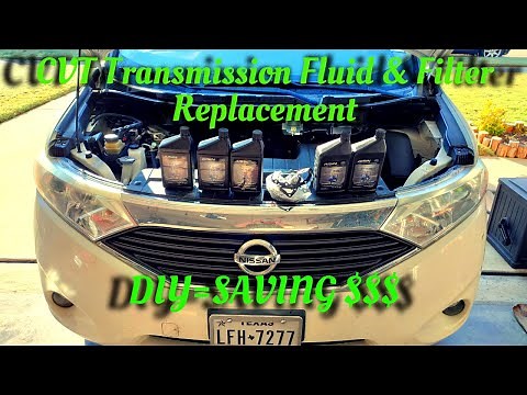 CVT Transmission Service/Fluid & Filter Replacement 2015 NISSAN QUEST
