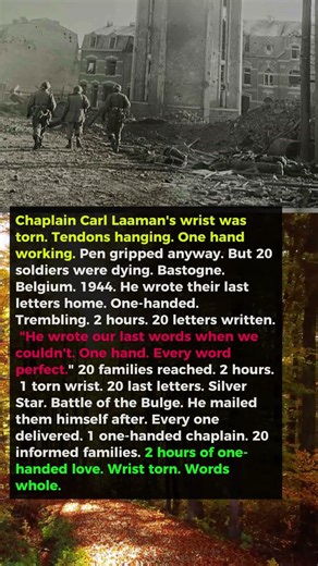 Wrist-Torn Chaplain Saved 20 Men Writing Last Letters One-Handed at Bastogne for 2 Hours