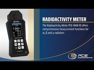 PCE-RAM 100 Radioactivity Meter for α, β, γ radiation | PCE Instruments