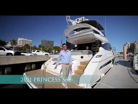 2021 Princess Yachts S66 [Walkthrough]