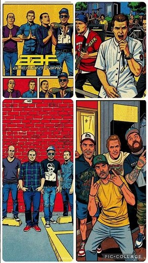 Pop-Art Comic Rock Band Alien Ant Farm