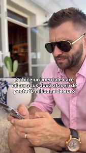 Sunt multe lucruri care contează în business…strategii, oameni, timing, dar nimic nu s-a schimbat cu adevărat pentru mine până n-am lucrat la cum gândesc. Așa că iată 3 obiceiuri mentale care m-au ajutat să construiesc două afaceri de peste 10 milioane de euro: 1️⃣ Am devenit polițistul gândurilor mele La fiecare gând negativ, mă „amendam” cu două pozitive. Așa mi-am reprogramat mintea să vadă soluțiile, nu problemele. 2️⃣ Încep fiecare zi cu claritate Fără telefon, fără notificări, mailuri și h