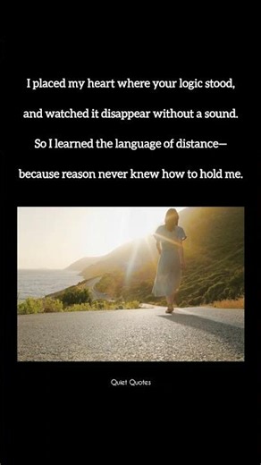 The Day I Chose Distance Over Love | A Short Poem on Silent Heartbreak