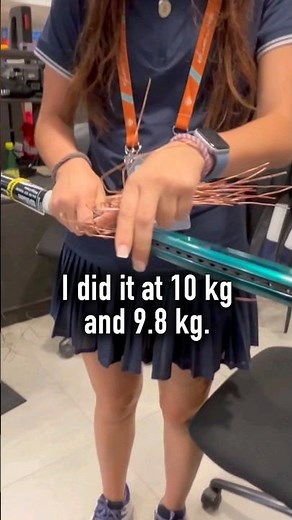 😱 The lowest and highest string tension at Roland-Garros 2024 (Wilson stringing service) #tennis