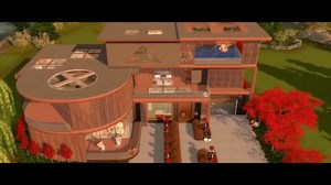 【小乔sims】模拟人生4 速建搬运 秋意别墅 CC附下载链接 AUTUMN MANSION