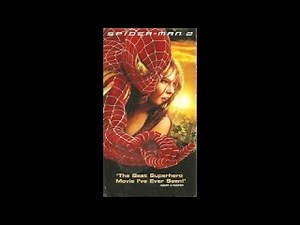 Opening to Spider-Man 2 2004 VHS