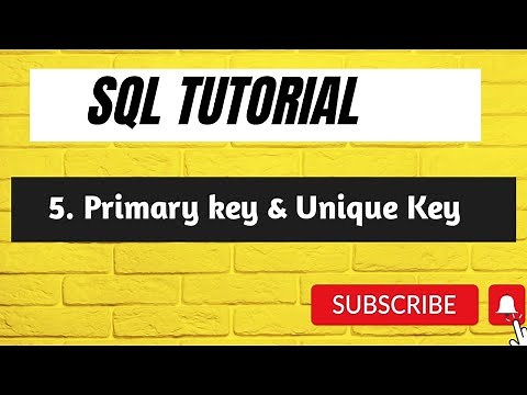 5. Primary key Vs Unique key in SQL | SQL Tutorial