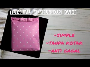 Gift wrap without box | Gift wrapping ideas