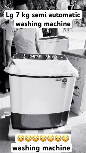 💥 LG 7 KG Semi Automatic Unboxing 😍 | Best in Budget 2025 | #Shorts