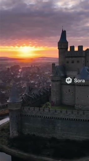 Cinematic medieval Europe. #castle #medievalhistory #earth