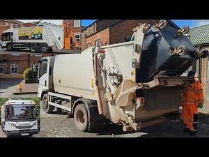 Dennis Eagle & Isuzu Bin Lorries Collecting Around Herefordshire!