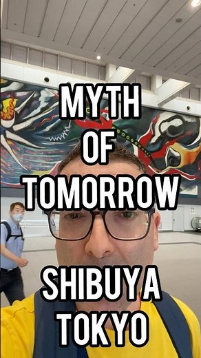 MYTH OF TOMORROW (1969) by Taro Okamoto - A condemnation of war in Shibuya (Tokyo, Japan)