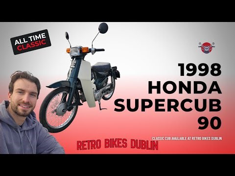 1998 Honda Super Cub 90: The Indestructible Icon of the Road! | Retro Bikes Dublin