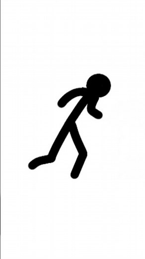 Running stickman animation