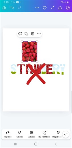 how to create Textart effect in Canva 😮‍🔥 #canva #canvatutorial