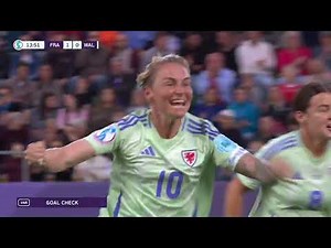 HIGHLIGHTS - France v Cymru | Fishlock scores Wales' first major tournament goal | UEFA Women's EURO