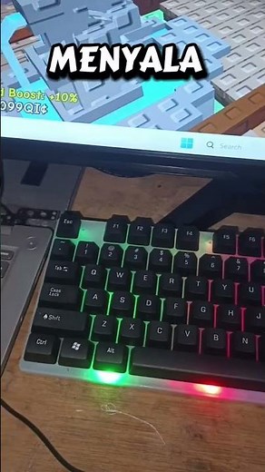 cara aktifkan lampu rbg keyboard gaming