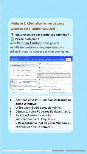 Mot de passe Windows oublié ? Réinitialisez-le en quelques minutes !
