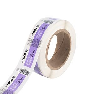 [Hot Item] High End Colorful PE/PP/PVC/Pet/BOPP/Vinyl/Silver Glossy Roll Adhesive Label Sticker