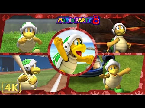 All Minigames (Hammer Bro gameplay) | Mario Party 8 for Wii ⁴ᴷ