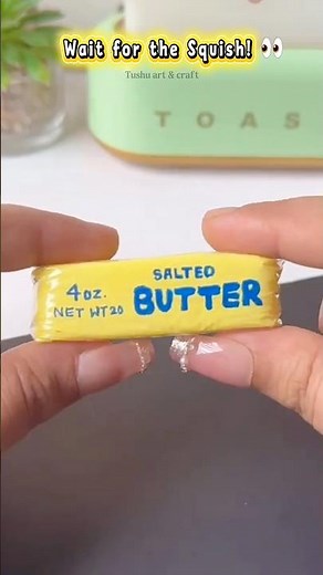 ✨ Tiny Butter Squishy DIY 🧈