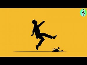 Sound effect of someone slipping and falling