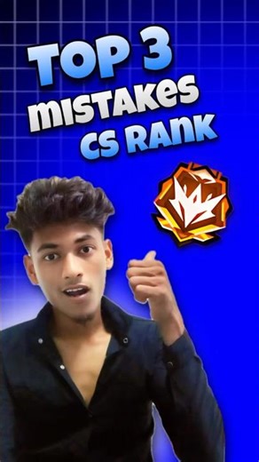 TOP 3 MISTAKES OF CS RANKED 🤯