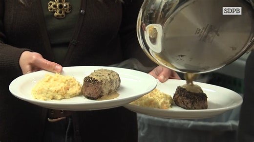 10K views · 69 reactions | Bison Filet au Poivre is a popular entree at the Pheasant Restaurant and Lounge in Brookings, South Dakota. Michael Johnson, chef and manager, prepares the dish for Savor Dakota. | SDPB | Facebook